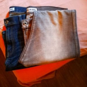 2 pair of Express slim fit  jeans 34×32 34×30